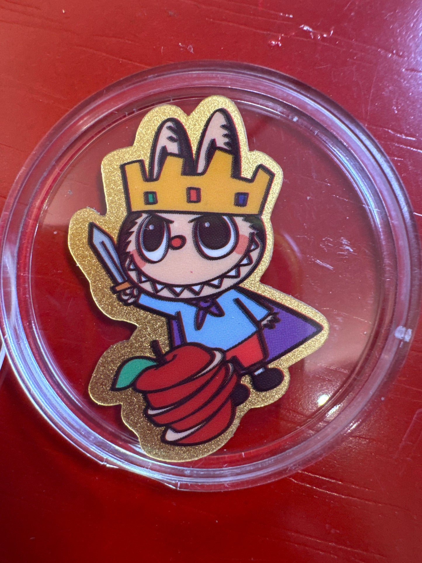 2mg Gold Stickers