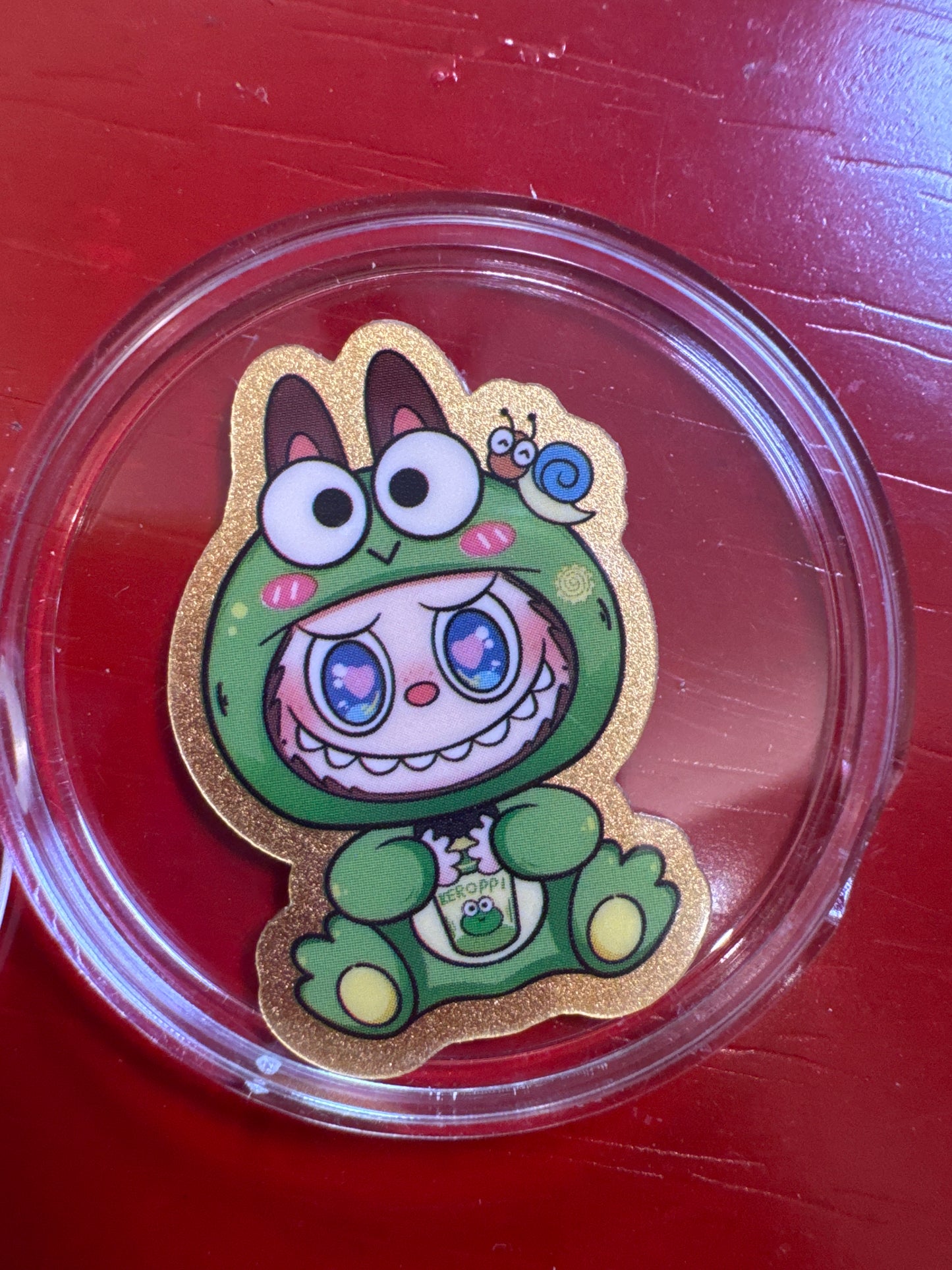 2mg Gold Stickers