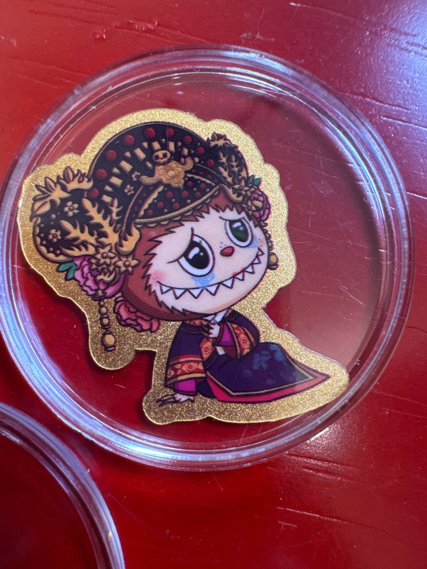2mg Gold Stickers