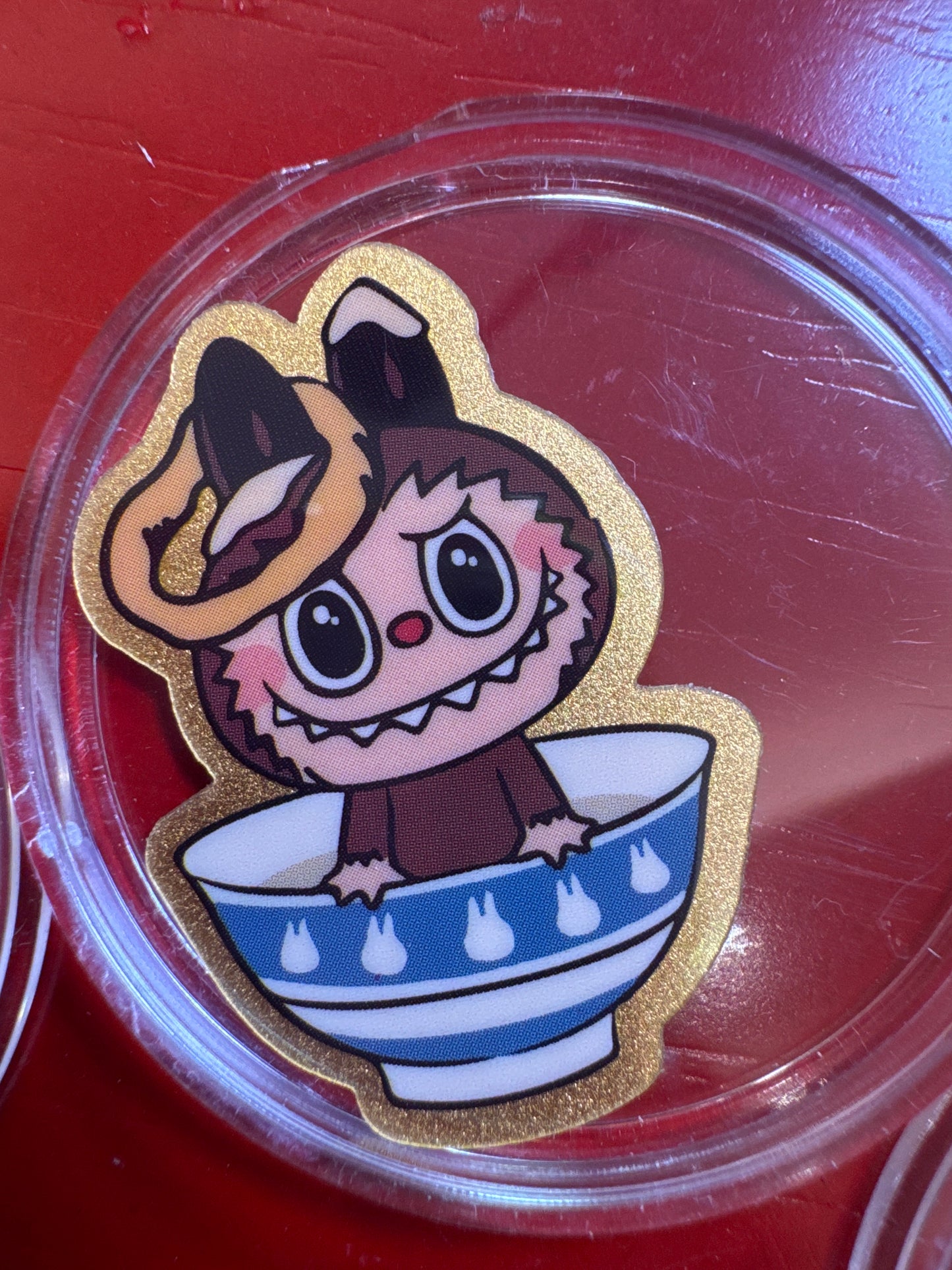 2mg Gold Stickers