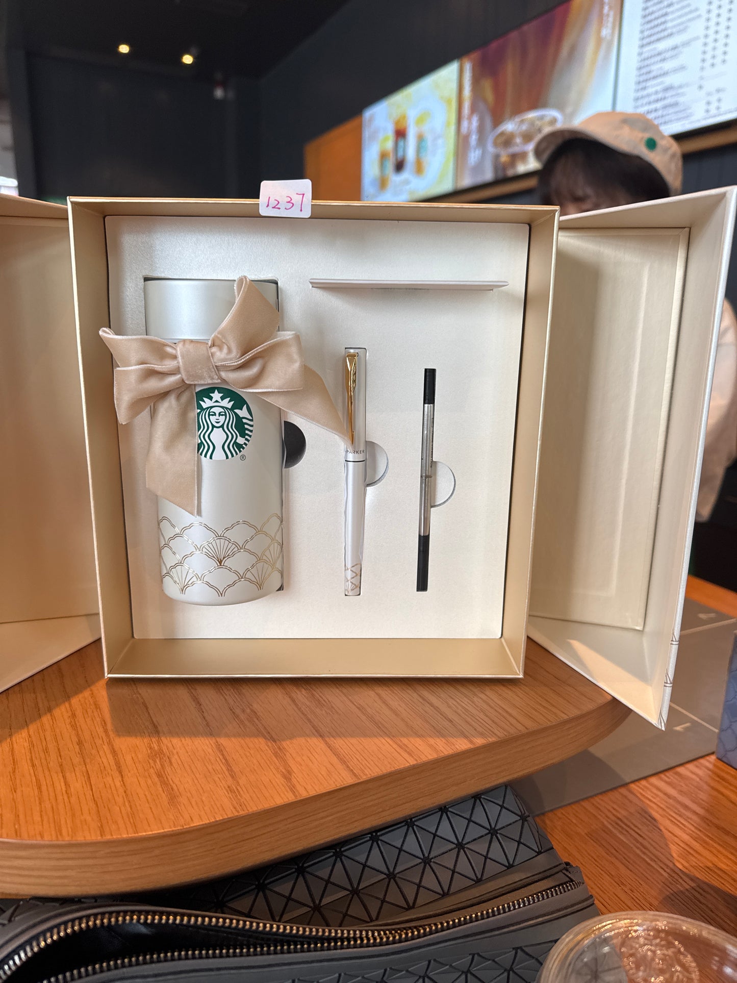 Starbucks cup num 1237