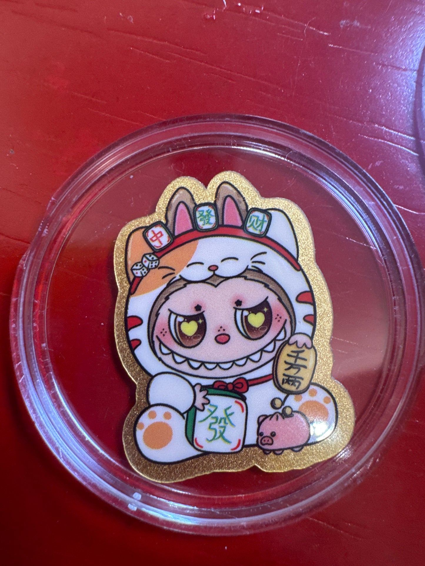 2mg Gold Stickers