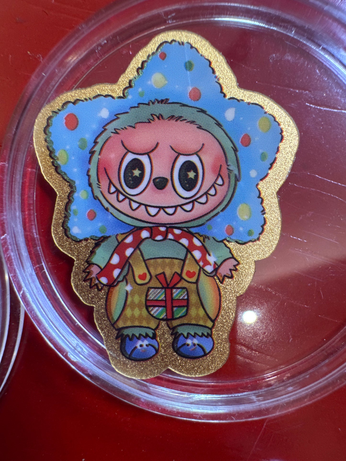 2mg Gold Stickers