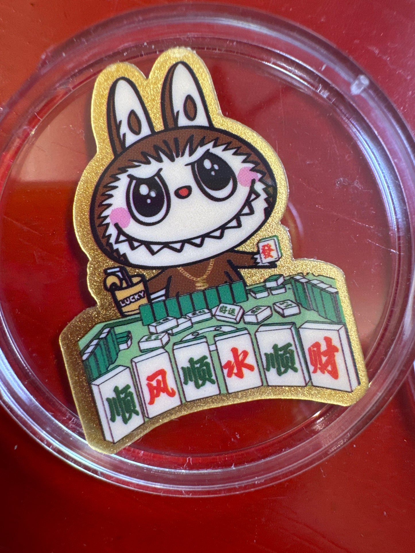 2mg Gold Stickers