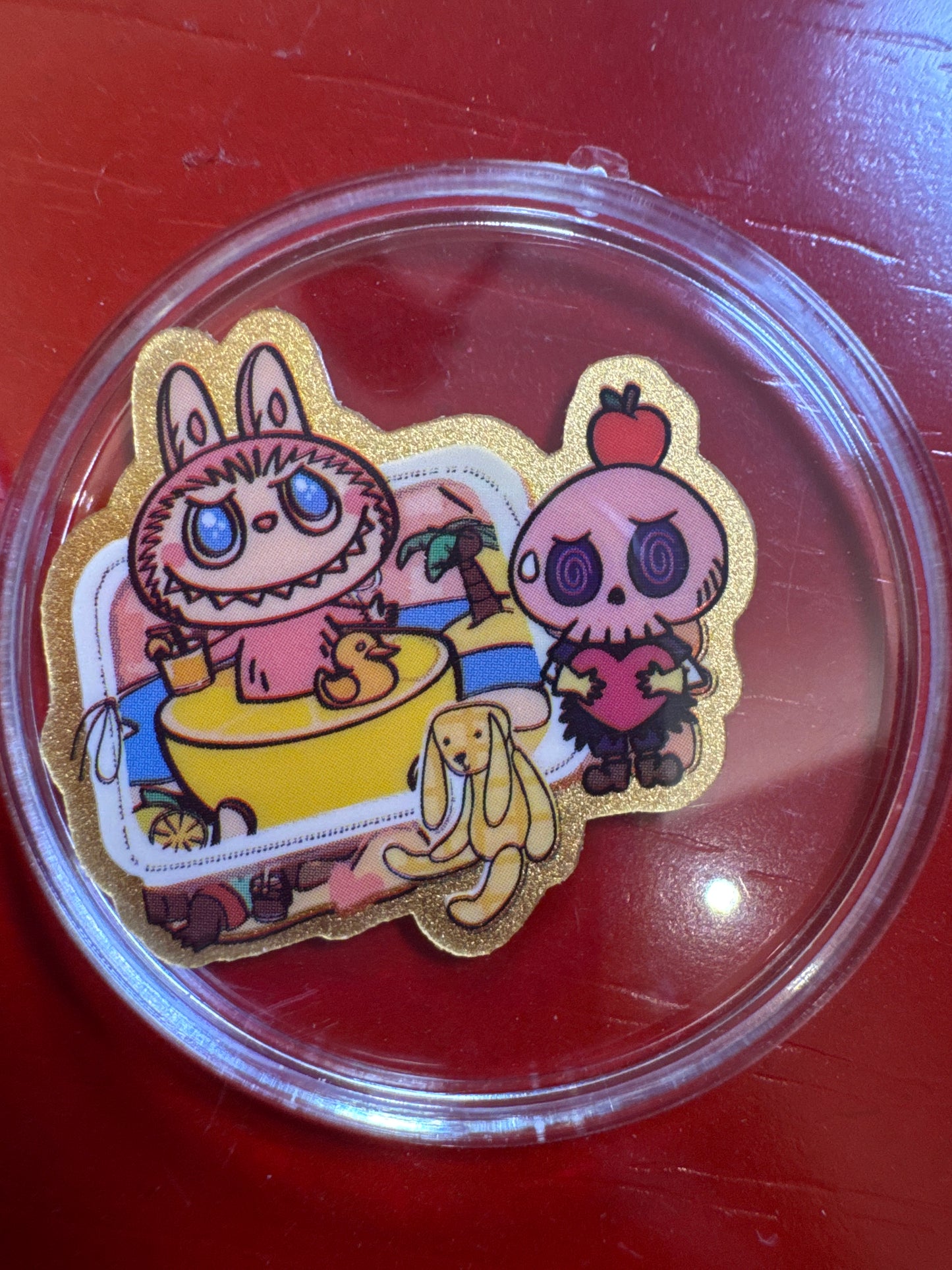 2mg Gold Stickers
