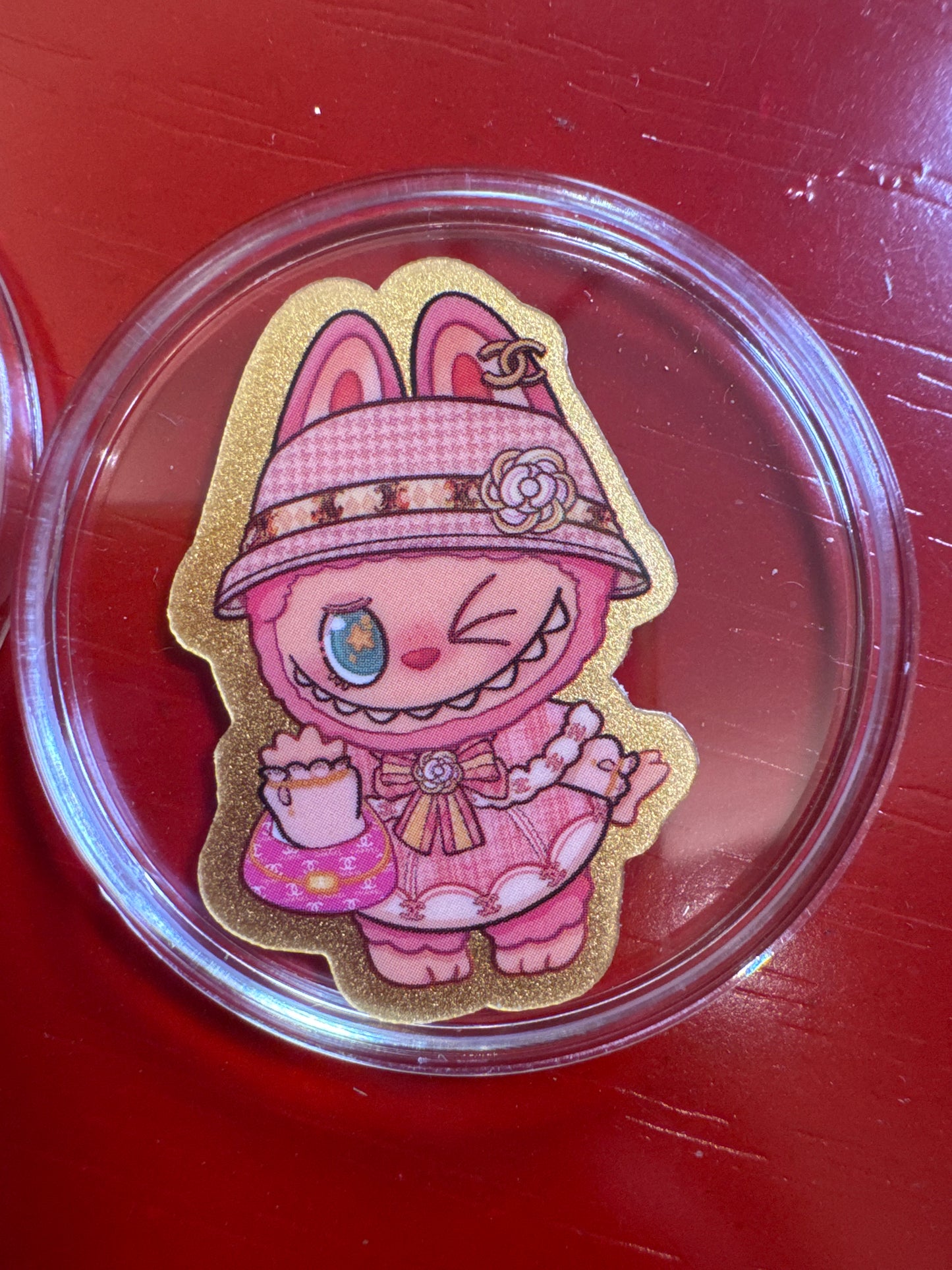 2mg Gold Stickers