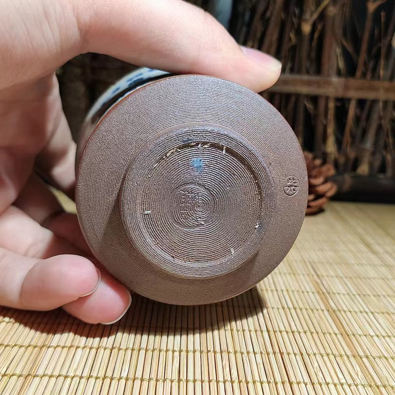 Master work white and ink painting teacup-IM203