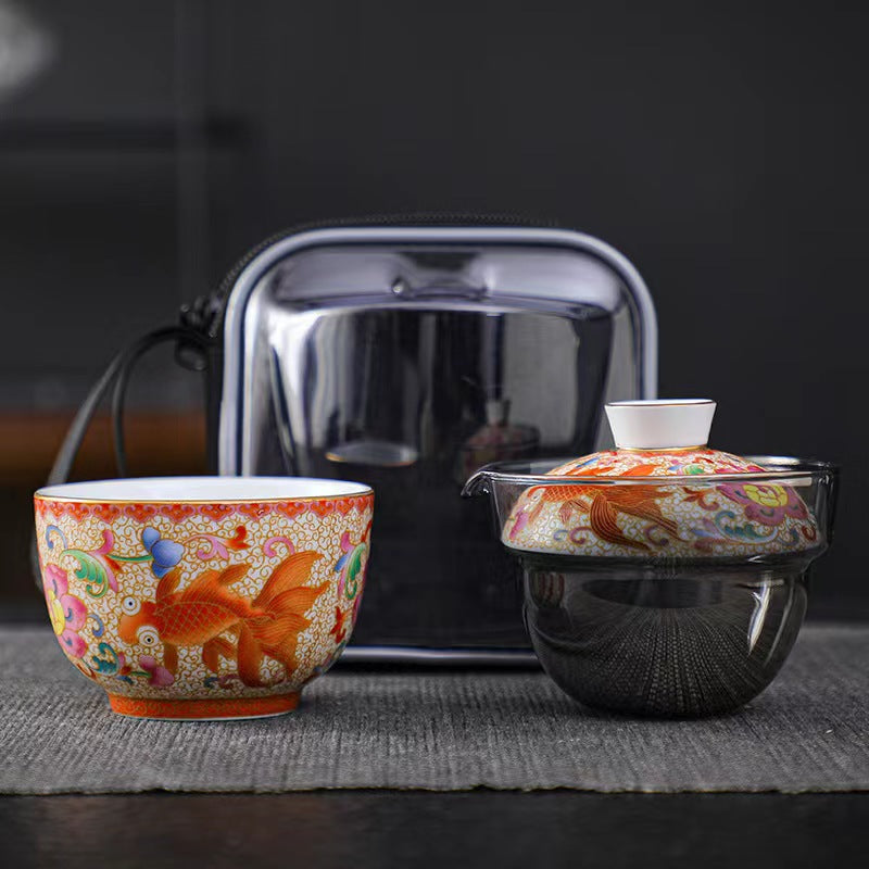 Quick tea cup set for travel-IM405