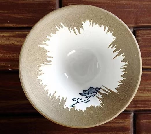 Blue and white porcelain Fisher man hat style Master cup-IM238