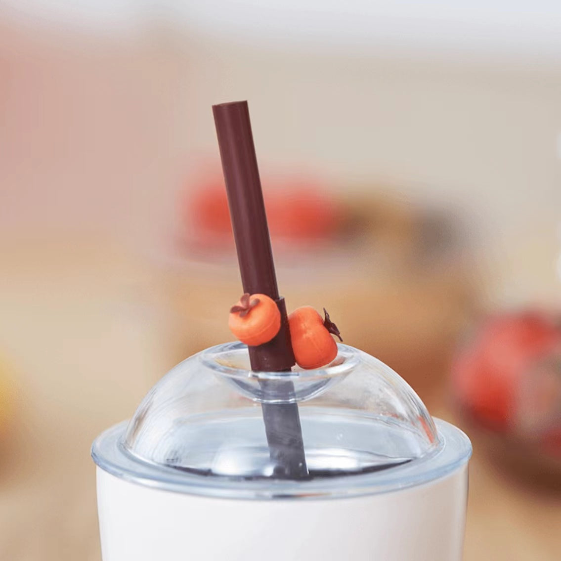 STARBUCKS - Cute rabbit stainless steel straw accompanying cup 360ml