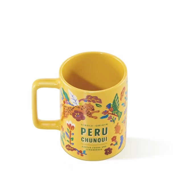 STARBUCKS - Tropical Peru style mug 384ml offline 0918 num 38