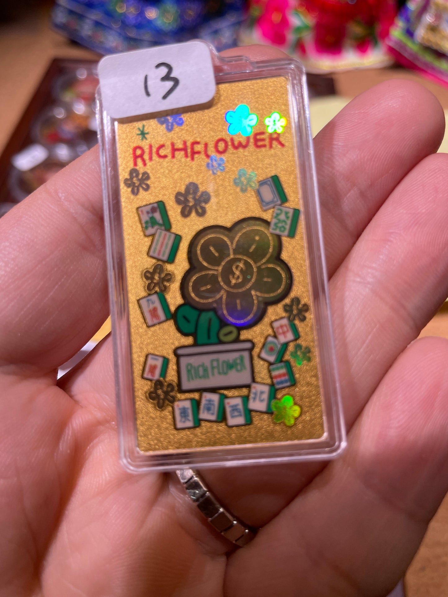 3mg real Gold Stickers