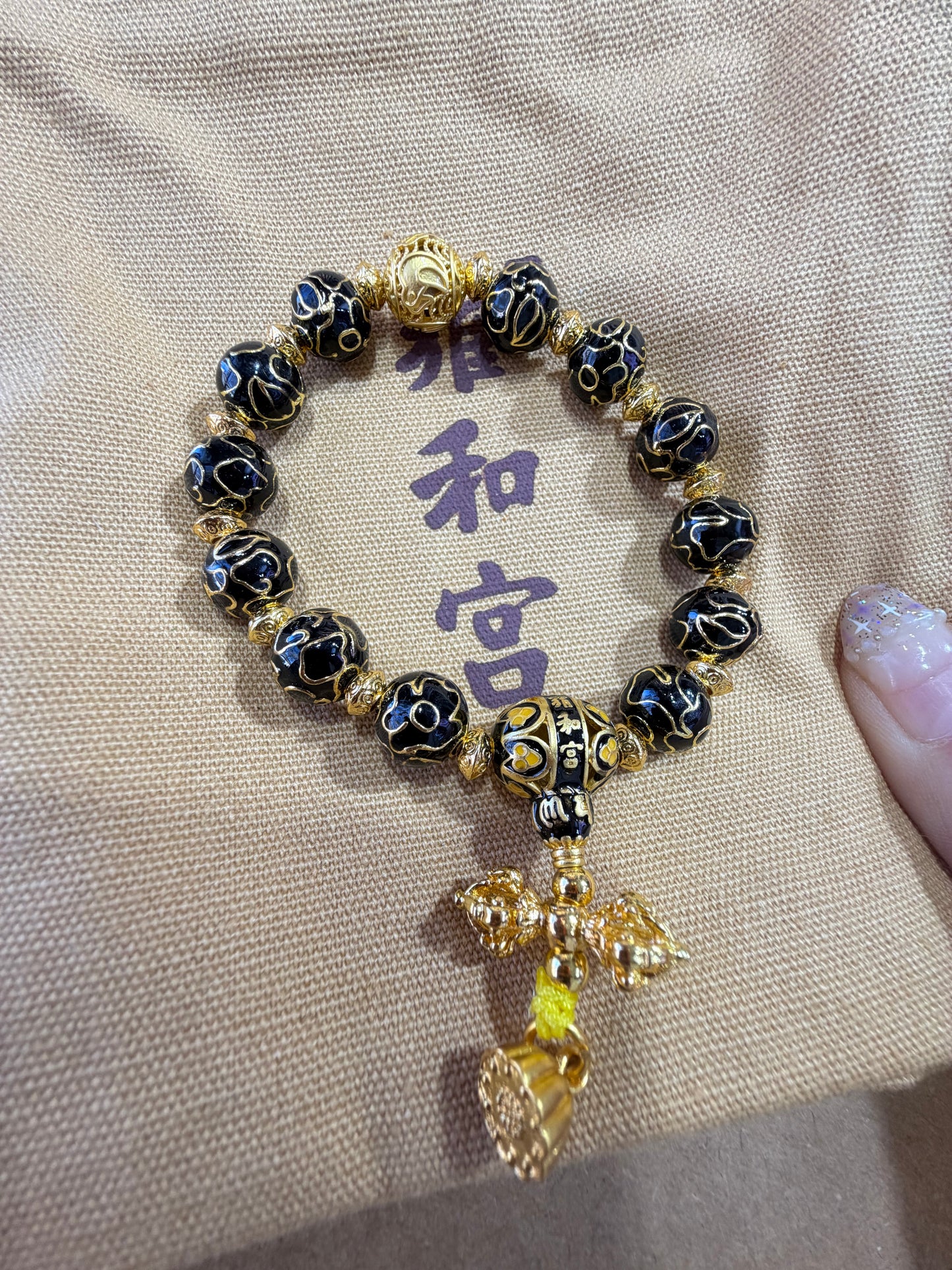 Temple bracelet cloisonne enamel styles