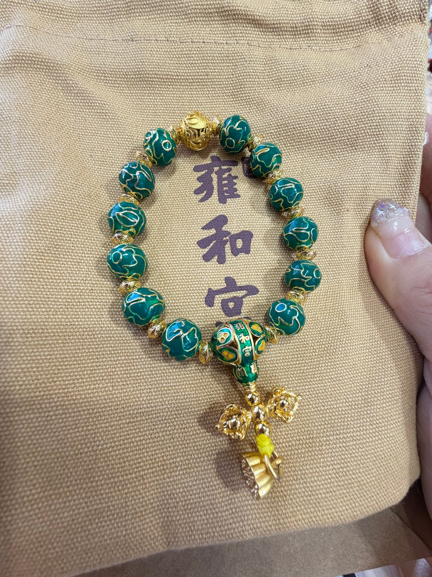 Temple bracelet cloisonne enamel styles