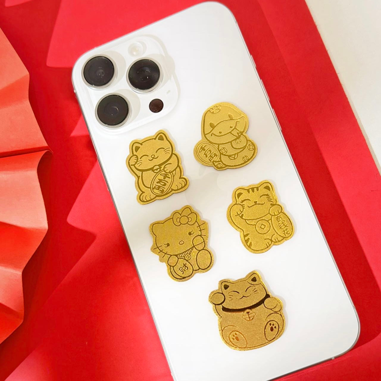 2mg Gold Stickers