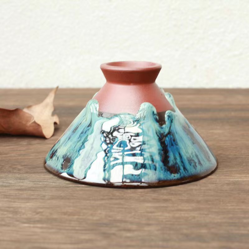 Master work peacock eyes fishman hat jianzhan tea cup-IM152