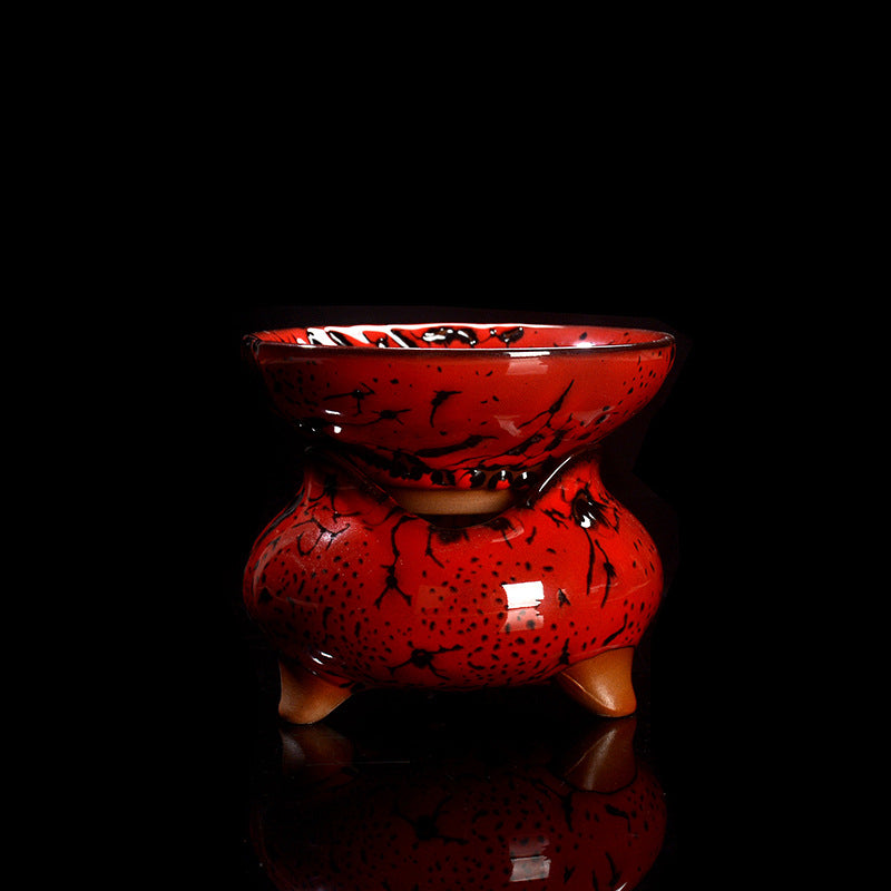 Mythical beast two pieces filter match tea pot or gaiwan -IM213