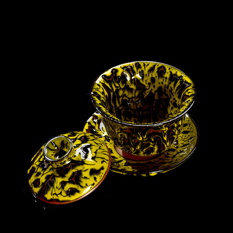 Mythical beast three pieces gaiwan -IM313