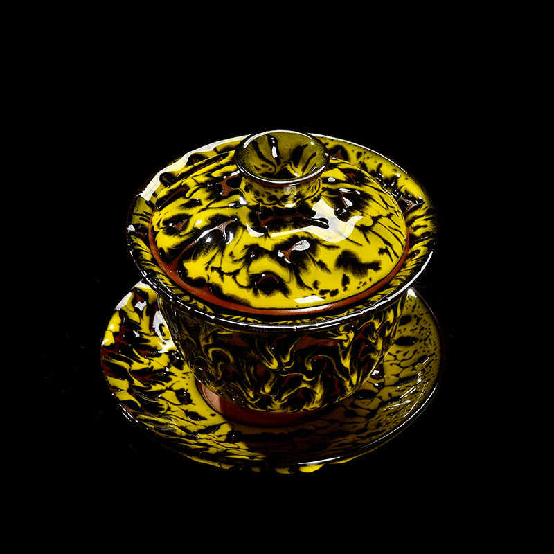 Mythical beast three pieces gaiwan -IM313